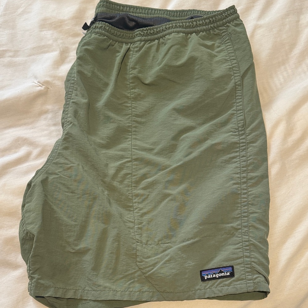 Patagonia Forest Green Swimwear or Casual Shorts
